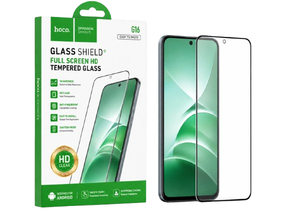 Hoco G16 Full Screen HD Tempered Glass Screen Protector